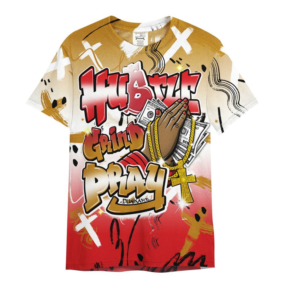 Shirt To Match Scoot Zeros Retro Portland - Money Hustle Grind Pray All Over Print