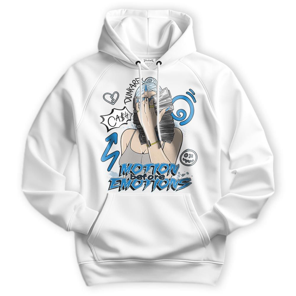 Sweatshirt To Match Industrial Blue 4s Hoodie - Motions Before Emotions Unique Hoodie Unisex