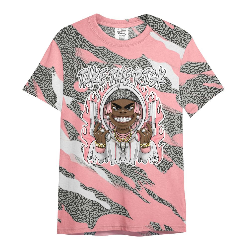 Shirt To Match Retro Wings 3s - Take The Risk Colored All Over Print