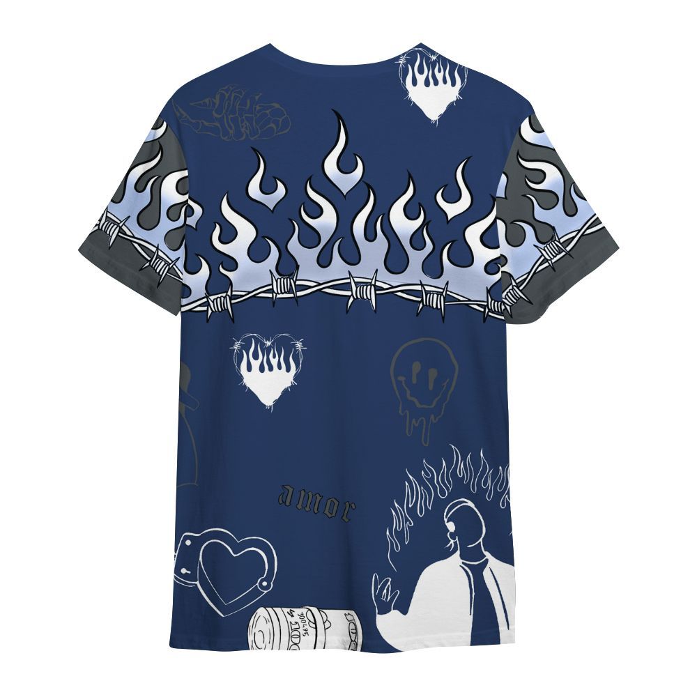 Shirt To Match Retro Flint 13s - Snake Trust No One All Over Print