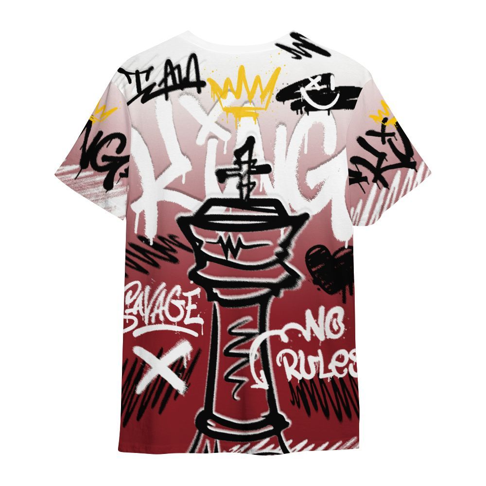 Shirt To Match High Black Toe Reimagined 1s - Street King Chess Streetwear All Over Print