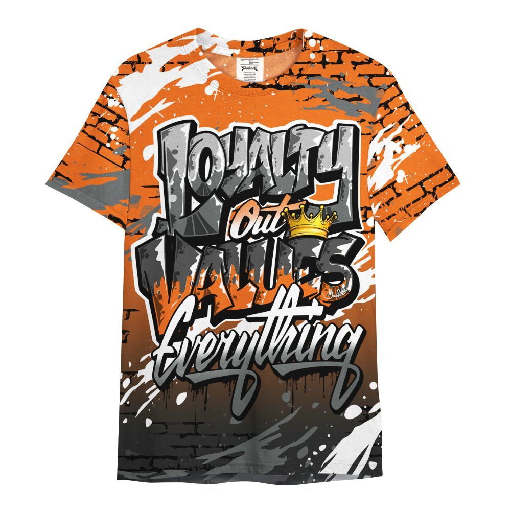 Shirt To Match Air Max 95 OG Mandarin - Values Of Loyalty Drip All Over Print