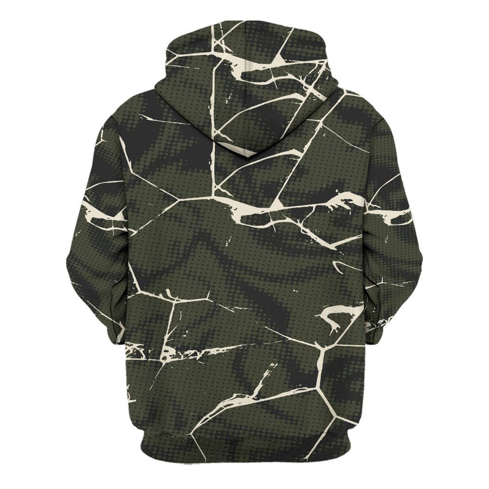 Hoodie To Match Retro Undefeated 4s - Dislike Us Crack All Over Print