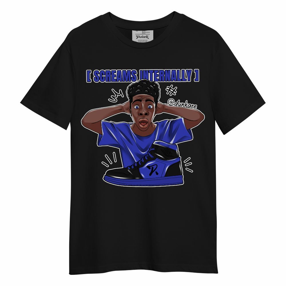 Shirt To Match Retro Black Concord 12s - Scream Internally Unisex Shirt