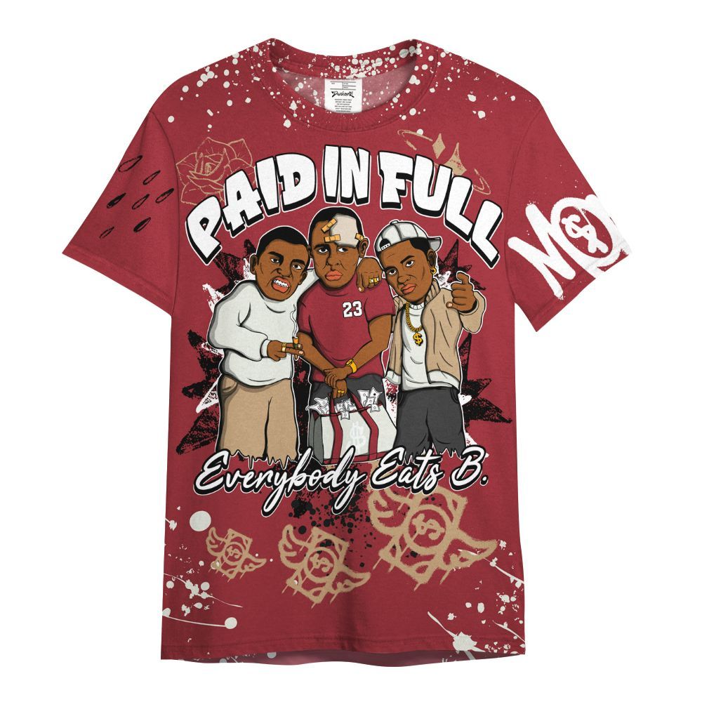 Shirt To Match Chicago 2025 40s Shirt, Everybody Paid In Full Crayon All Over Print