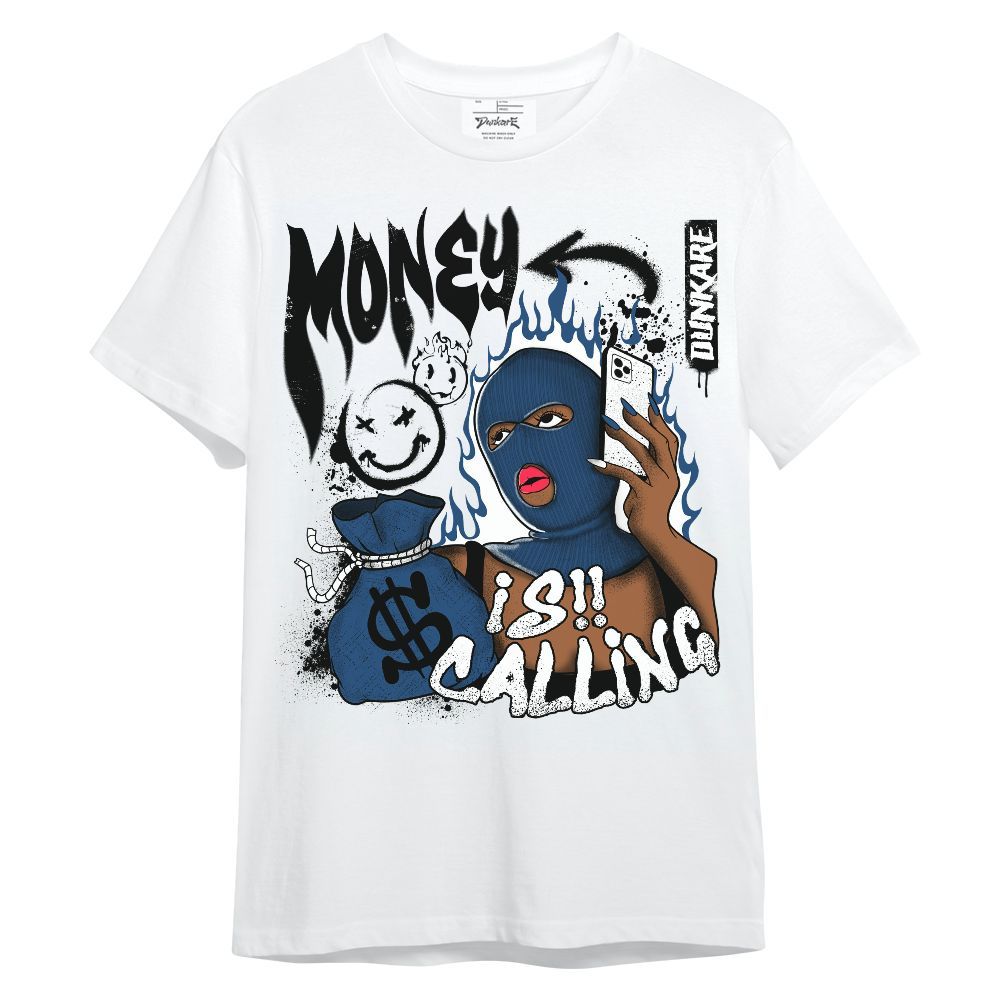 Shirt To Match High OG Midnight Navy 1s - Money Is Calling Graphic Unisex Shirt