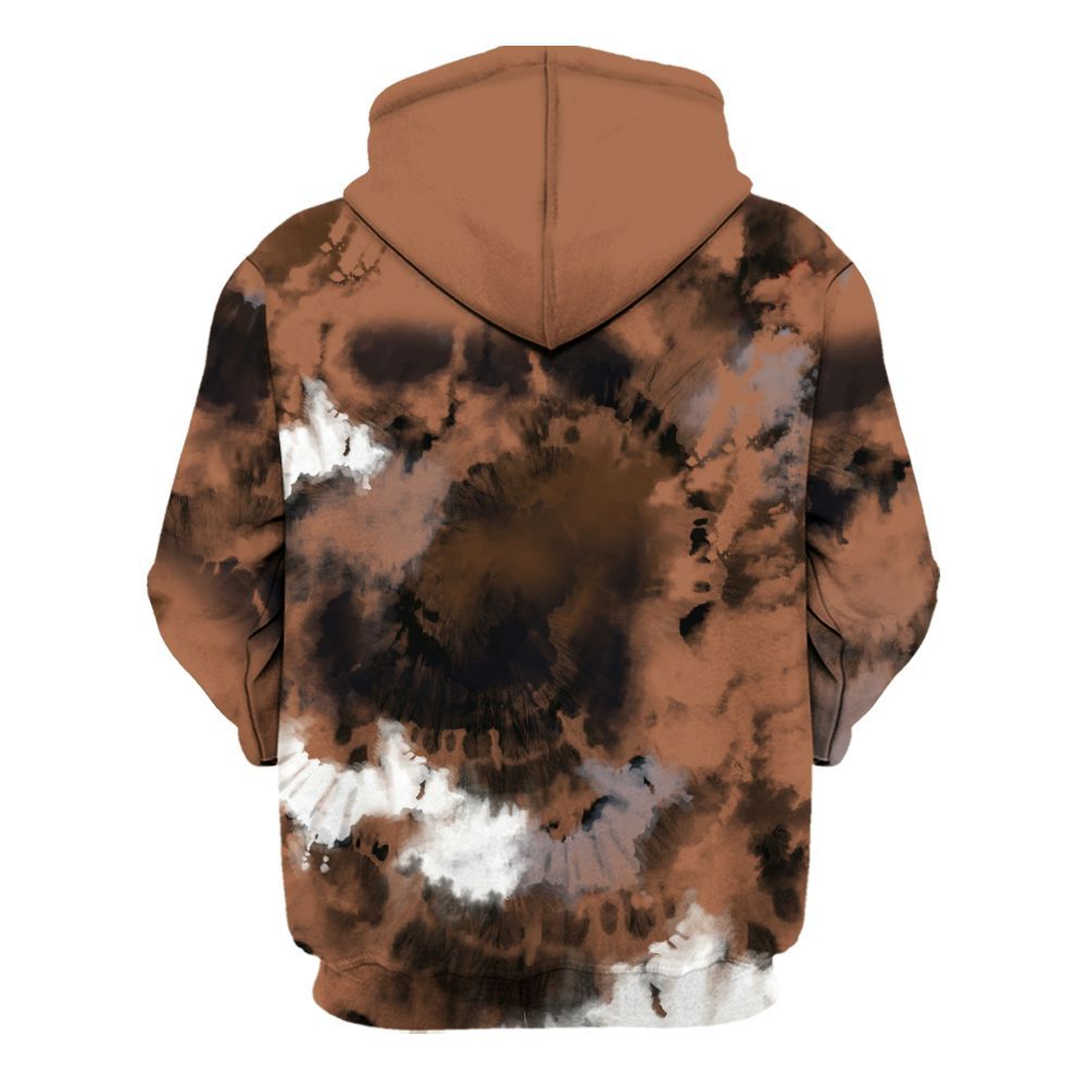 Hoodie To Match Air Foamposite Metallic Copper - God Blessed Tie Dye All Over Print