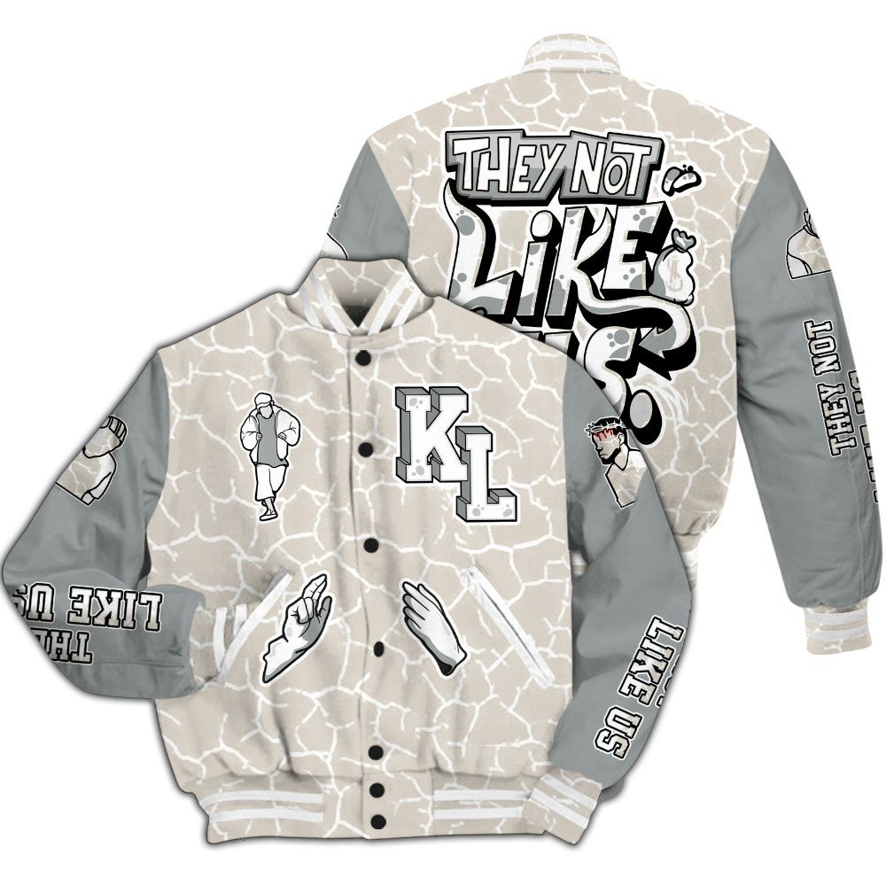 Varsity Jacket To Match Retro Pure Money 3s - Dislike Us All Over Print