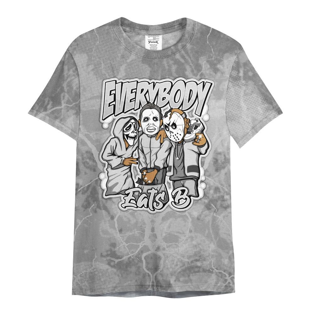 Shirt To Match Black Wolf Grey 12s - Everybody Eatin B Graphic Halloween All Over Print