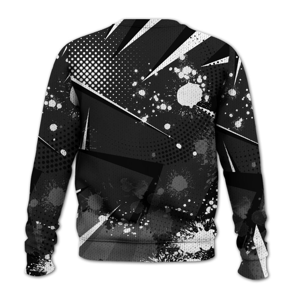 Knitted Sweater To Match Black Cat NET 4s - Poly Trust No One Dripping