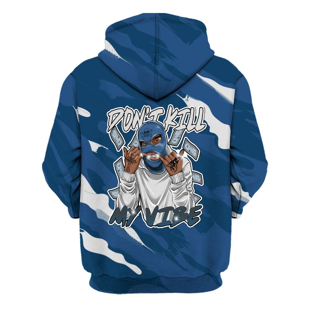 Hoodie To Match High OG Midnight Navy 1s - Vibe.Unique Colored All Over Print