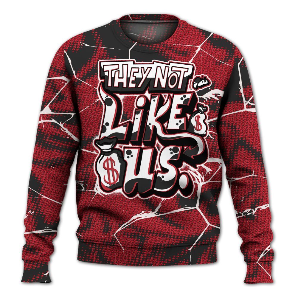 Sweatshirt To Match High OG Varsity Red 1s 2025 - Dislike Us Graphic All Over Print