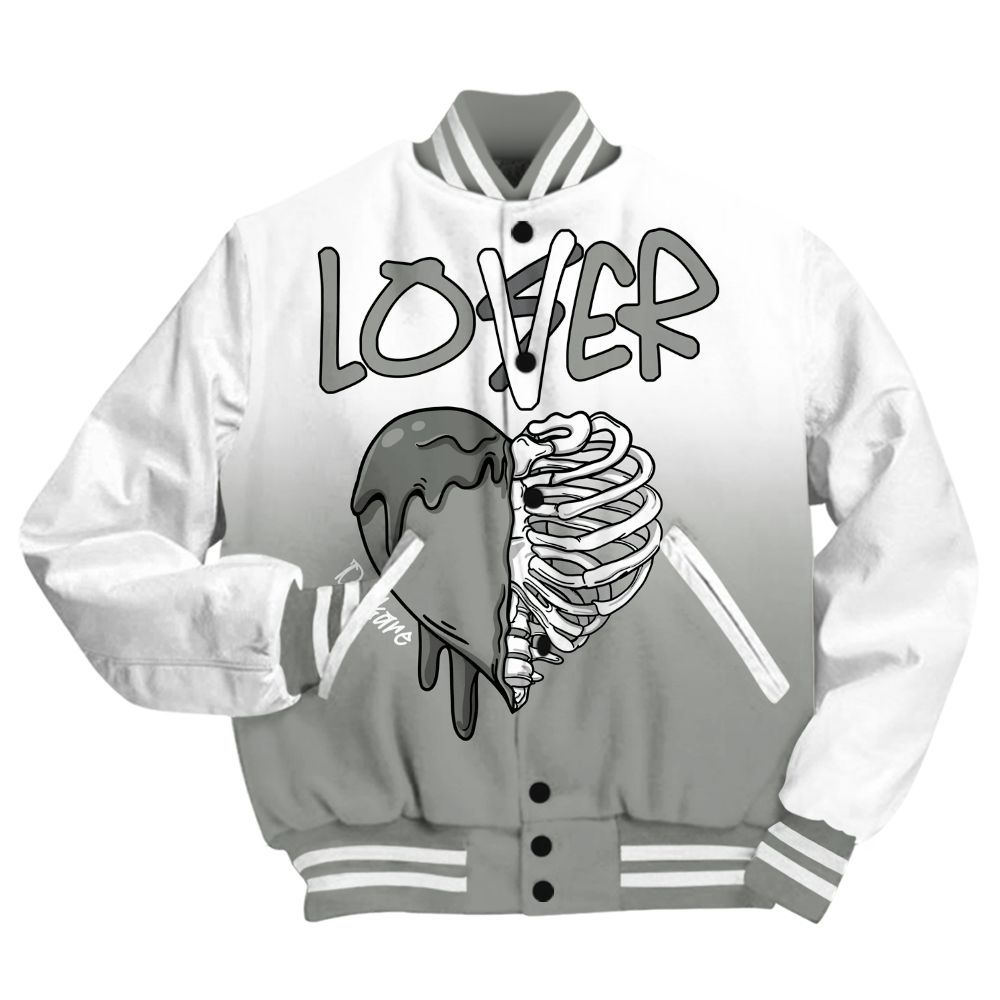 Varsity Jacket To Match Paris Cement Grey 4s Shirt, Loser Lover Dripping All Over Print