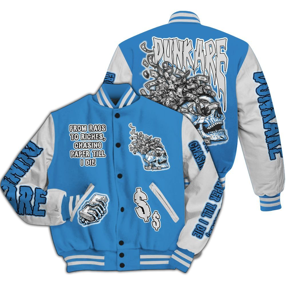 Varsity Jacket To Match Low Carolina 17s - From Rags To Riches All Over Print