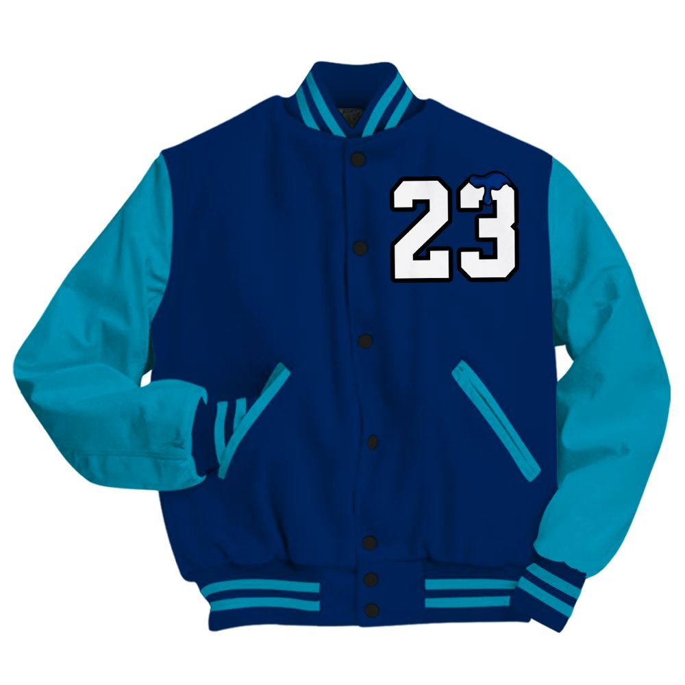 Varsity Jacket To Match Kobe 5 X-Ray - Custom Name Number 23 Drip All Over Print