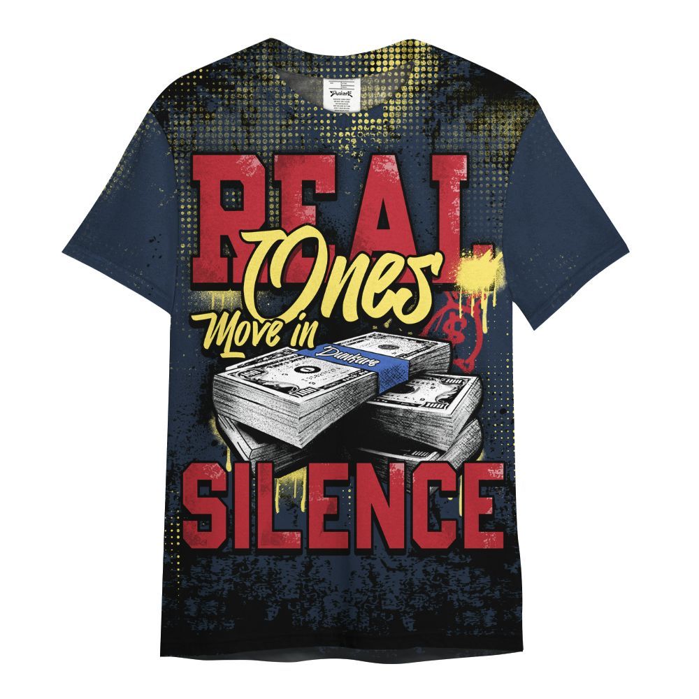 Shirt To Match Dunk Low COJP What The 2024 - Move In Silence Money Street Retro All Over Print