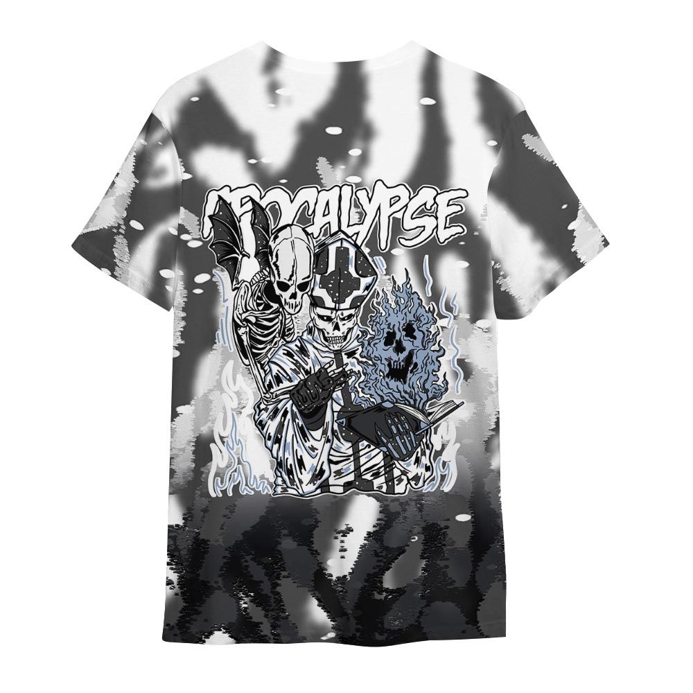 Shirt To Match Reverse Black White 6s - Apocalypse Skeleton Burn Shirt Unisex
