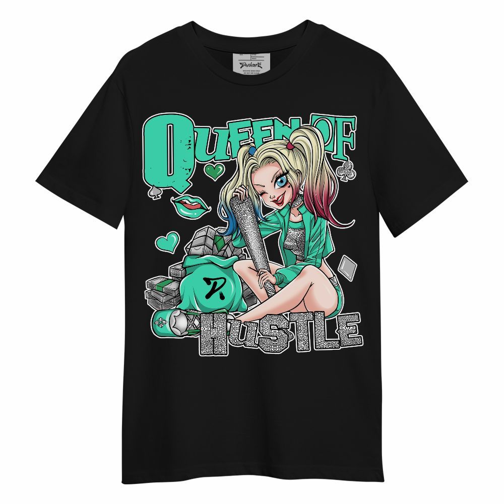 Shirt To Match Black Green Glow 3s - Hustles Quiinn Unisex Shirt