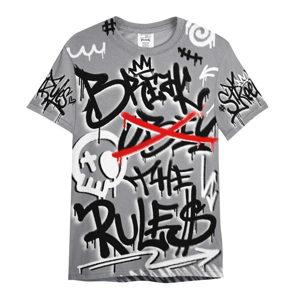 Shirt To Match Cement Grey 11s - Break Rules Streetwear All Over Print