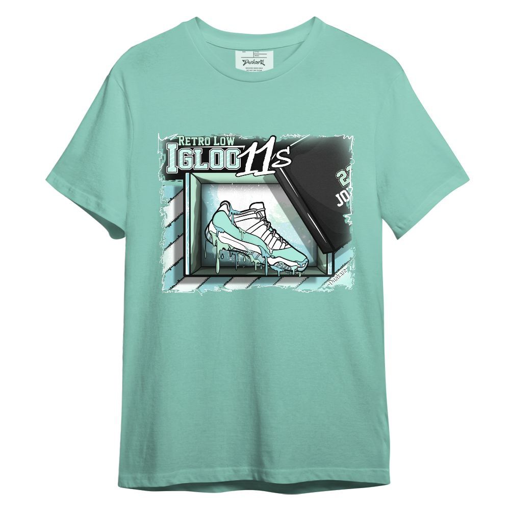 Shirt To Match Retro Low Igloo 11s - Sneaker Box Drip Graphic
