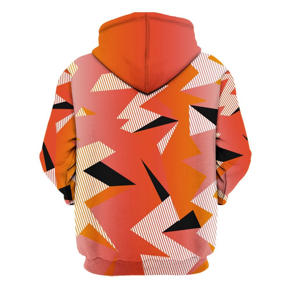 Hoodie To Match Dunk High Candy Corn - Geometric Camouflage Pattern All Over Print