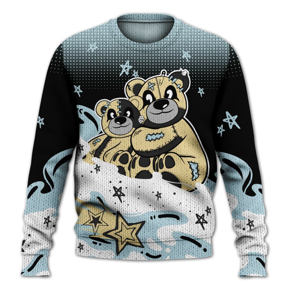 Knitted Sweater To Match Low Year Of The Snake 11s - Sincere Fondness Bear Stars
