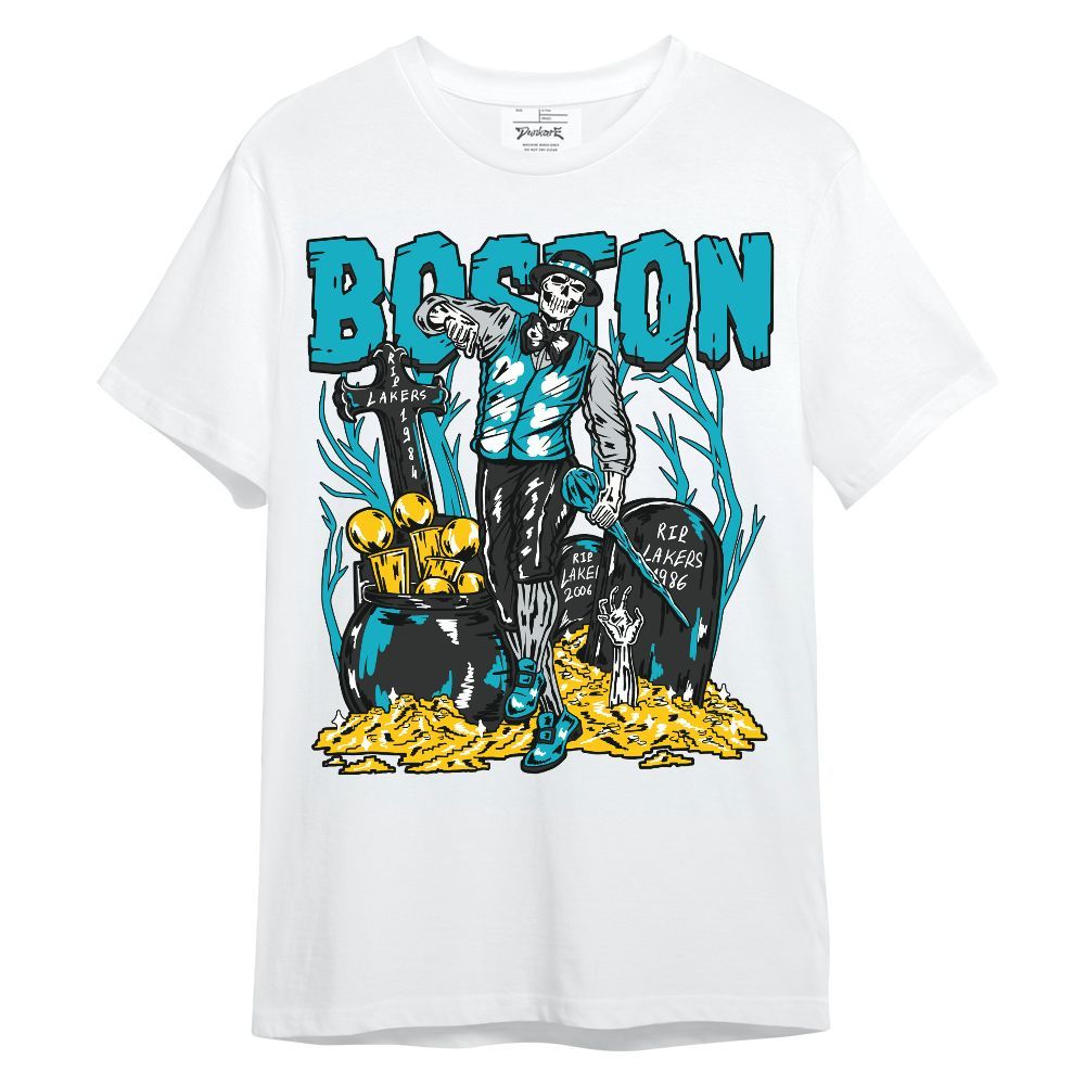 Shirt To Match Retro Aqua 5s - Goldrush Skeleton Unisex Shirt