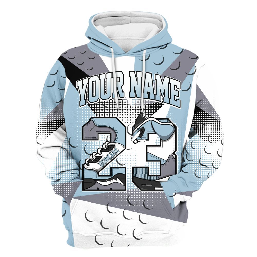 Hoodie To Match Chambray 7s - Poly Custom Name Number 23 5s All Over Print