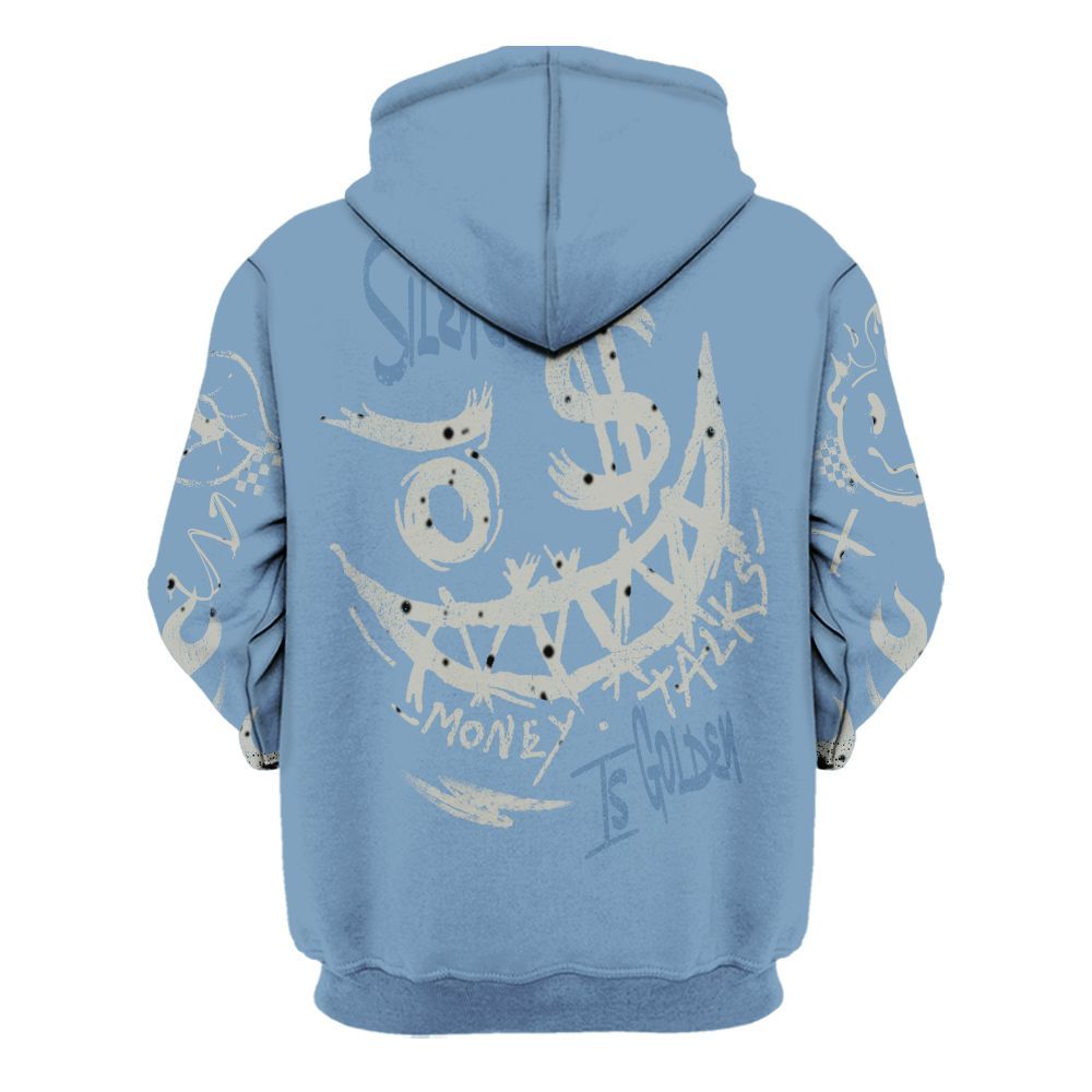 Hoodie To Match University Blue 4s - Mouth Burning Street Style All Over Print