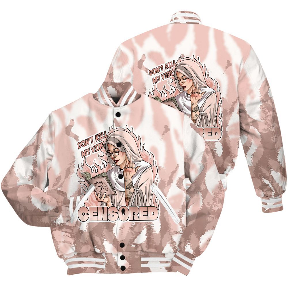 Varsity Jacket To Match Low Legend Pink 11s Shirt - Censoredz Burn All Over Print