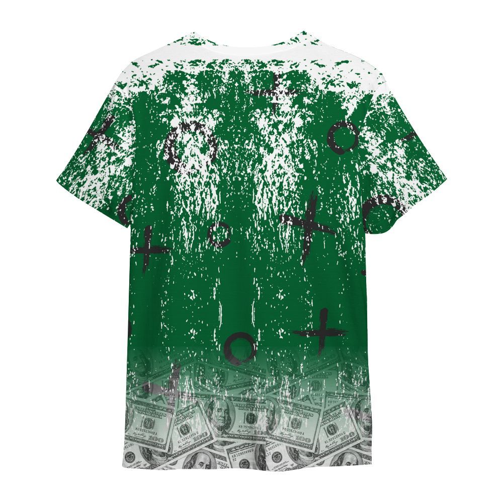Shirt To Match Pine Green 13s - Selfmade Unique Drip All Over Print