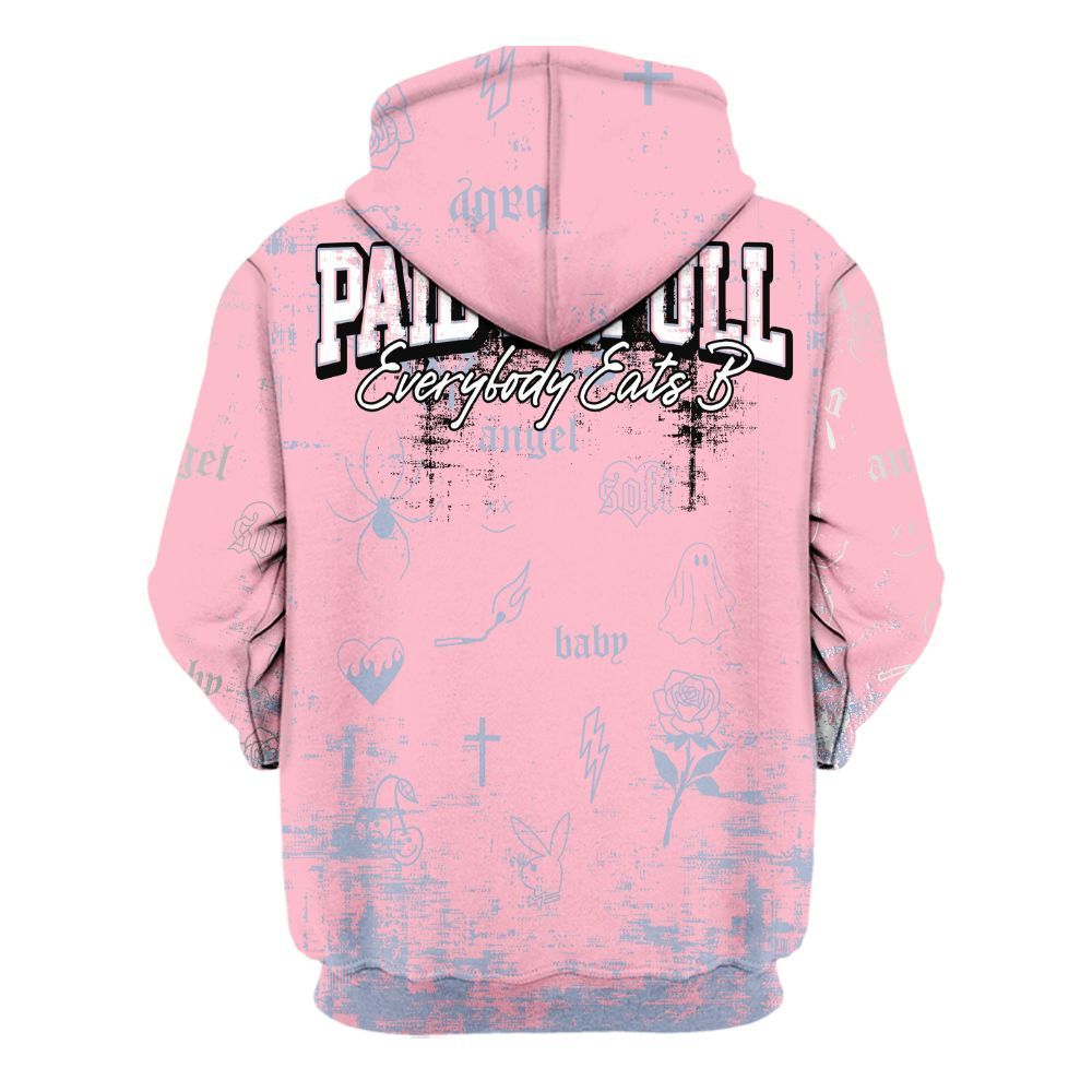 Hoodie To Match Retro 35th Anniversary 5s - Paid In Full Money Street Graphic All Over Print