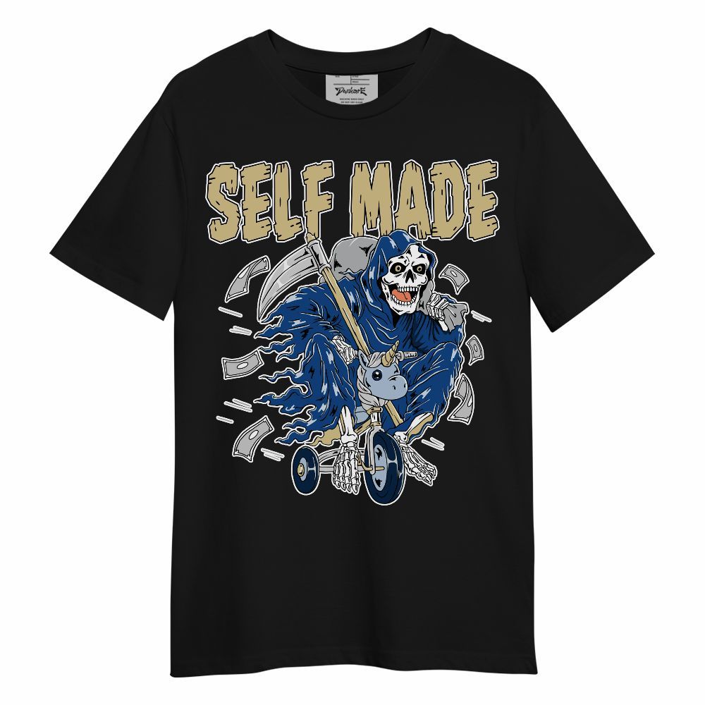 Shirt To Match Air Ship Royal Blue - Self Make Skeleton Unisex Shirt