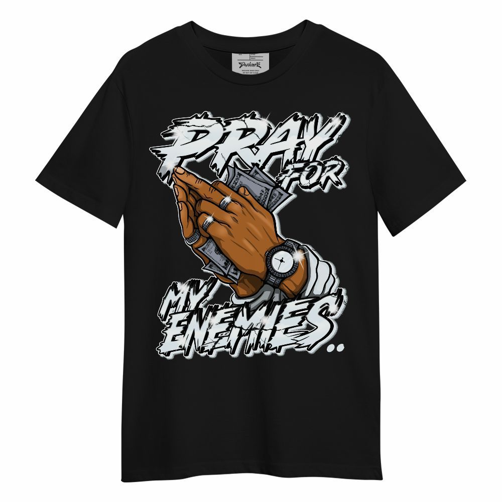 Shirt To Match Air Foamposite Jin Kazama - Prayed For Enemies Graphic Unisex Shirt
