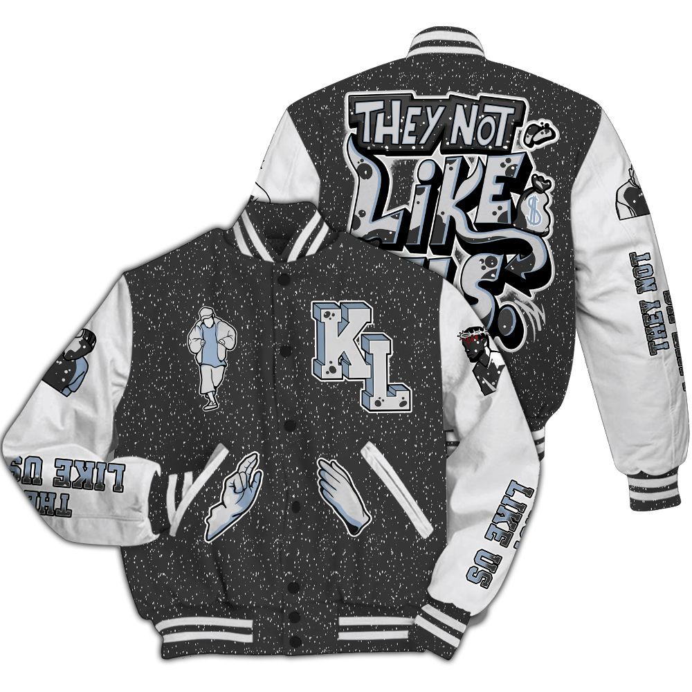 Varsity Jacket To Match Reverse Oreo 6s - Dislike Us Graphic All Over Print