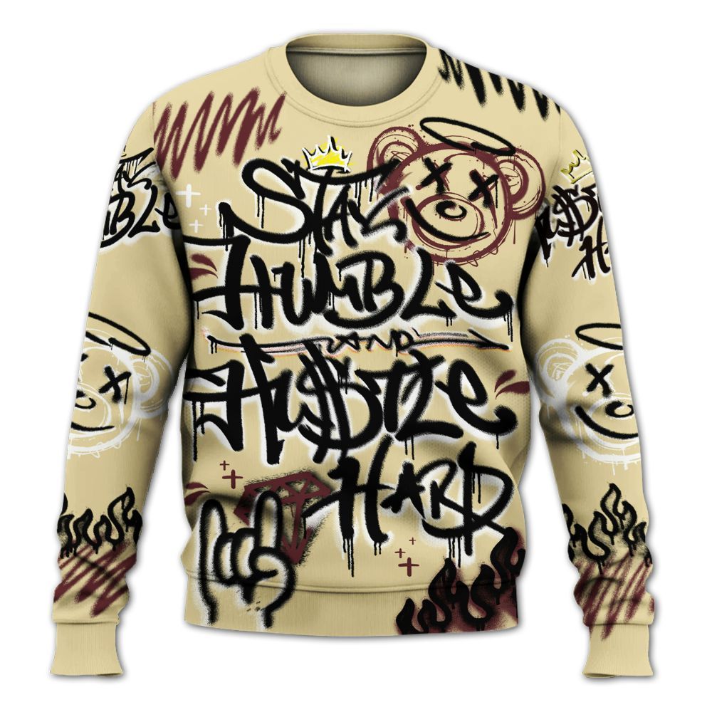 Sweatshirt To Match Women Phantom 12s - Humble Drip Streetwear Graffity All Over Print