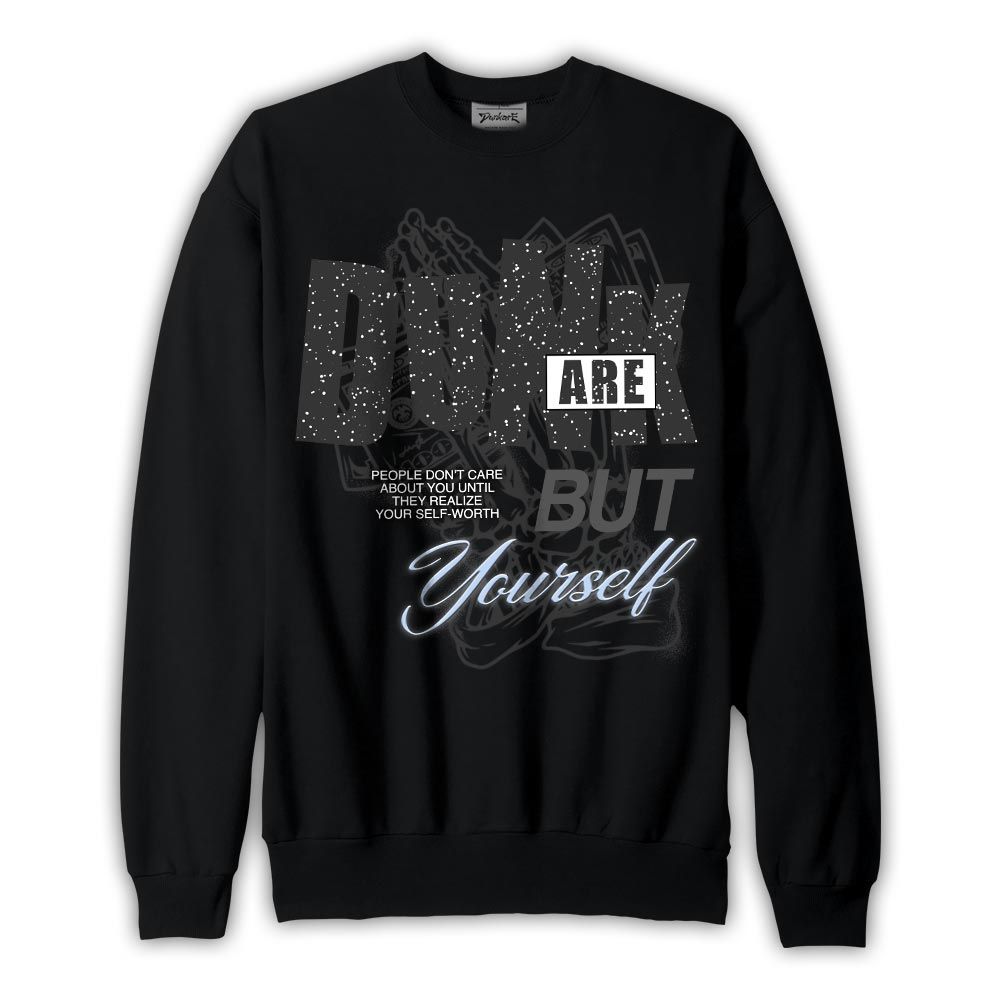 Sweatshirt To match Reverse Black White 6s Sweatshirt - Sweatshirt To match But Yourself Graffiti Graphic