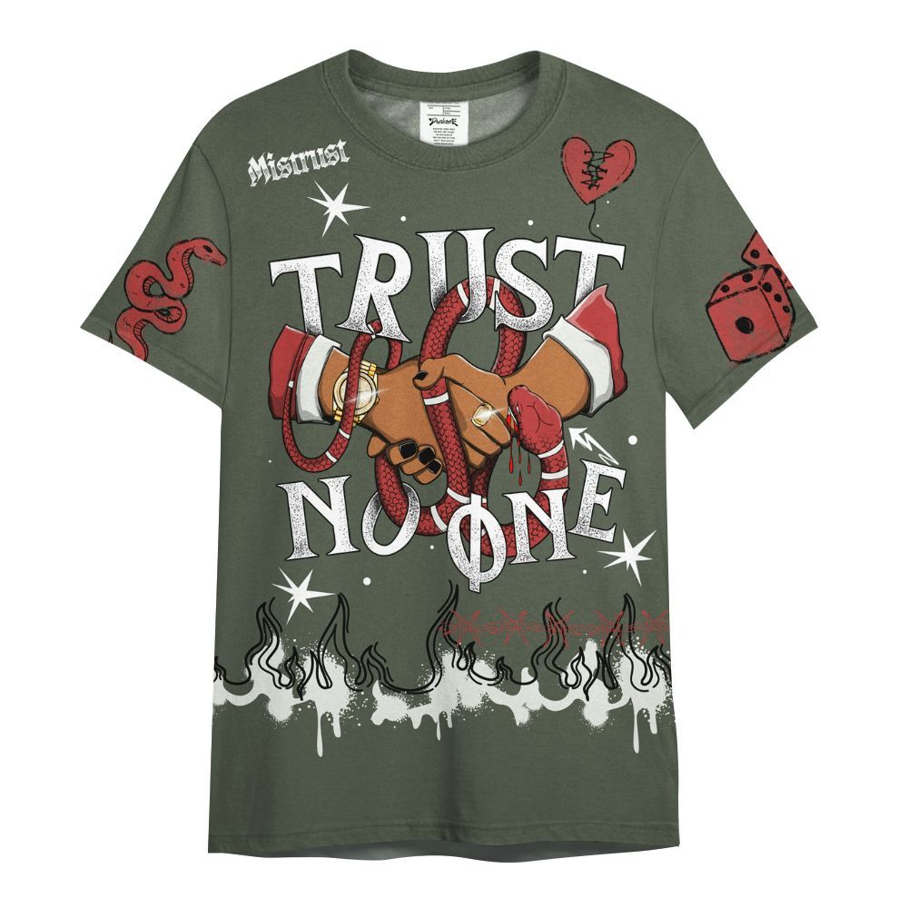Shirt To Match Air Force 1 Low Year Of The Snake Shirt, Trust No One Snake-Bite Doodle Crayon All Over Print