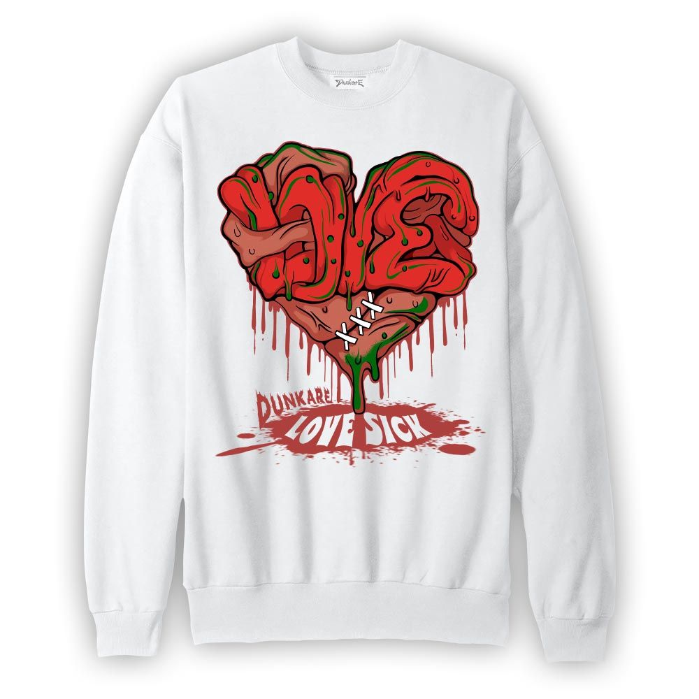 Sweatshirt To match Sweatshirt Love Sick, Dune Red 13s Sweatshirt To Match Sneaker 2404 PAT