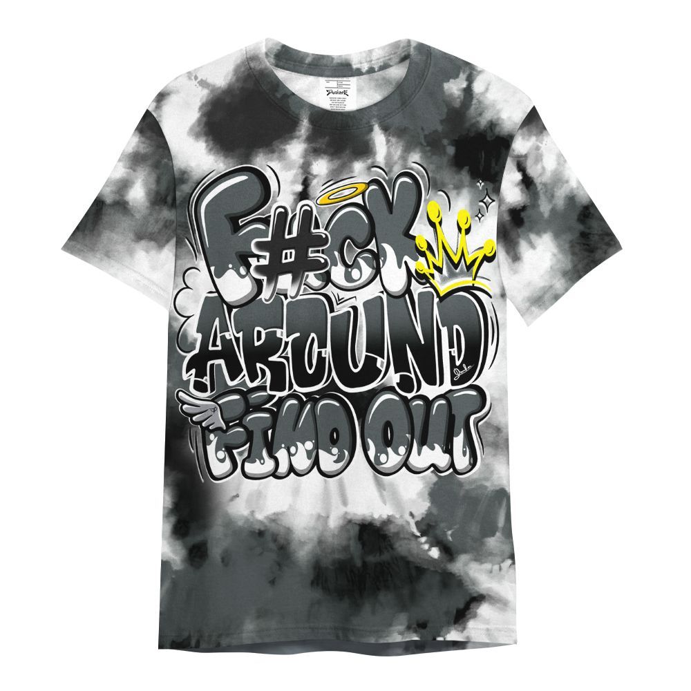 Shirt To Match Black RM Nigel Sylvester 4s - Tie Dye FK Around Find Out All Over Print