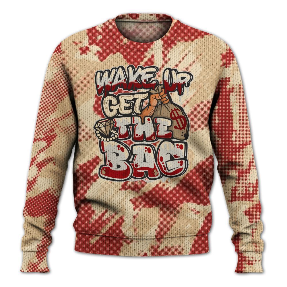 Knitted Sweater To Match Dunk Low Strawberry Waffle - Get More Bags Abstract