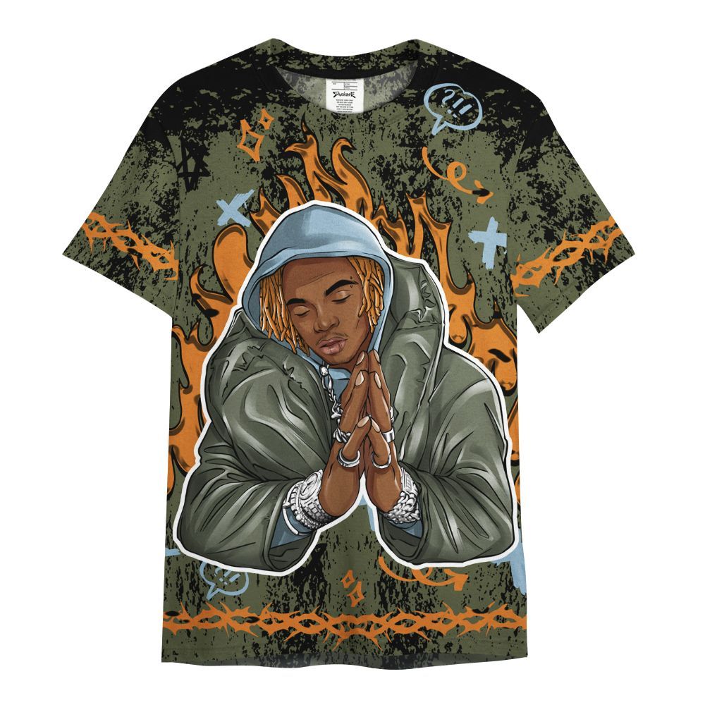 Shirt To Match Olive 5s - Trappin' Unique Graphics All Over Print