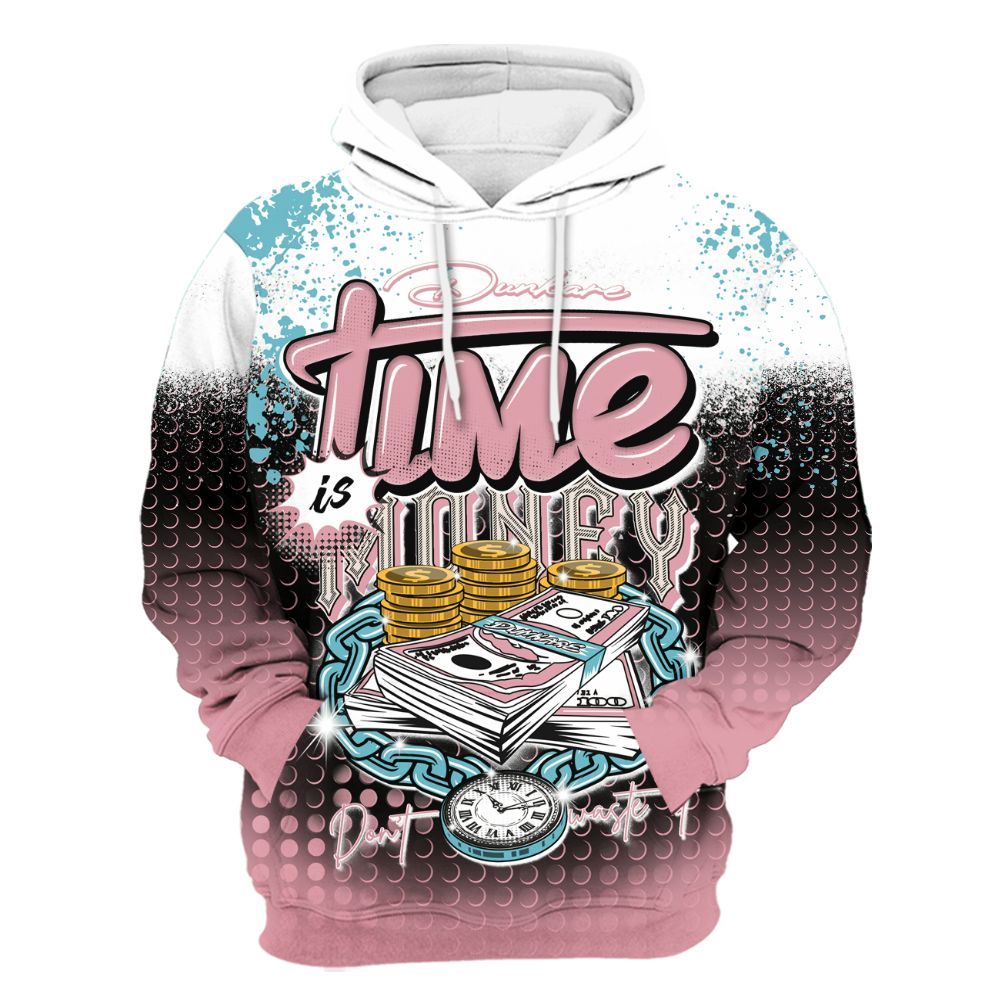 Hoodie To Match Doernbecher 6s - Halftone Time Is Money All Over Print