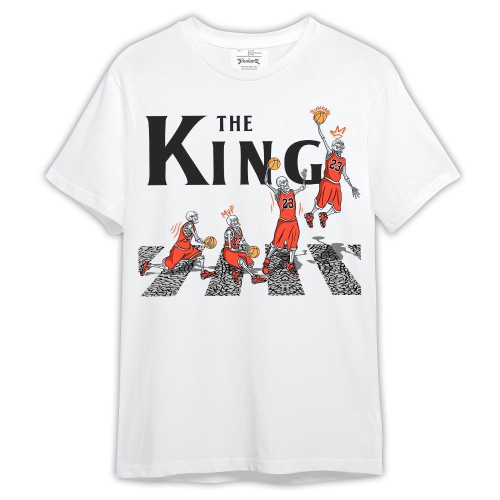 Shirt To Match Georgia Peach 3s - The King Basketball Shirt Outfit 3 Cosmic Clay 0605 TCD