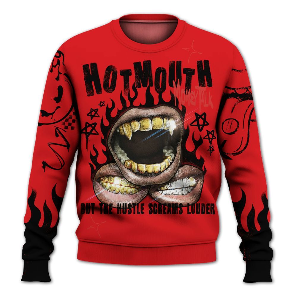 Sweatshirt To Match Scoot Zeros Retro Portland - Mouth Burning Street Style All Over Print