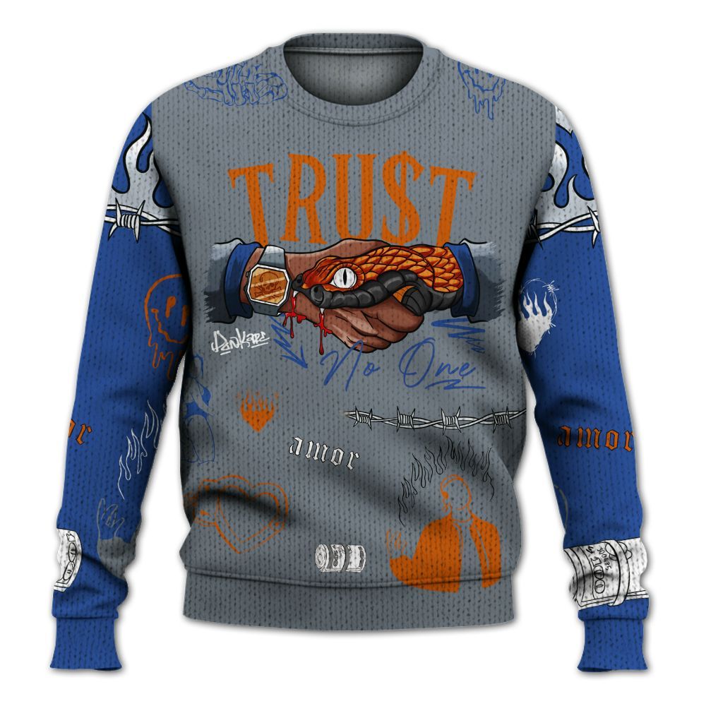 Knitted Sweater To Match RS-X GS League - Snake Trust No One