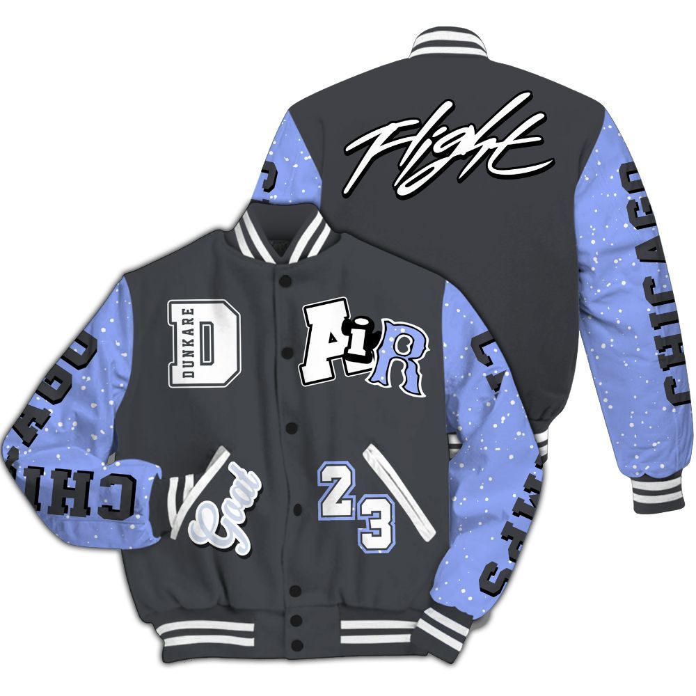 Varsity Jacket To Match Retro Awake Racer Blue - AIR Number 23 GOAT All Over Print