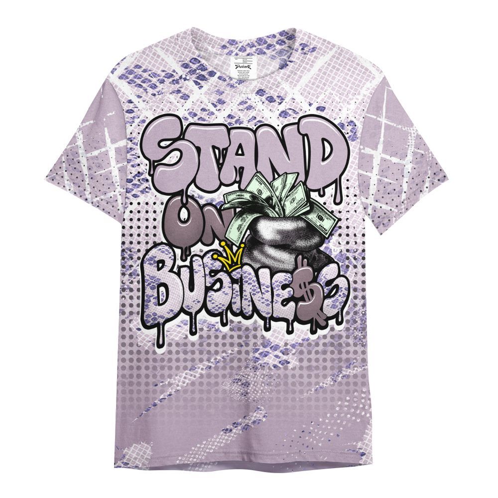 Shirt To Match Air Force 1 Low Purple Snake - Halftone Stand Business Dripping All Over Print