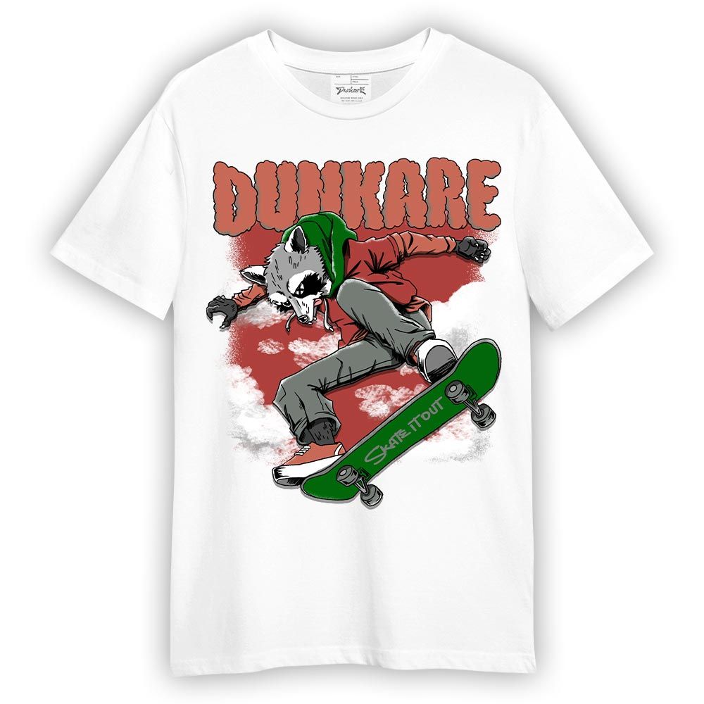 Shirt To Match Dune Red 13s T-- Skateboard Raccoon T-Shirt Unisex