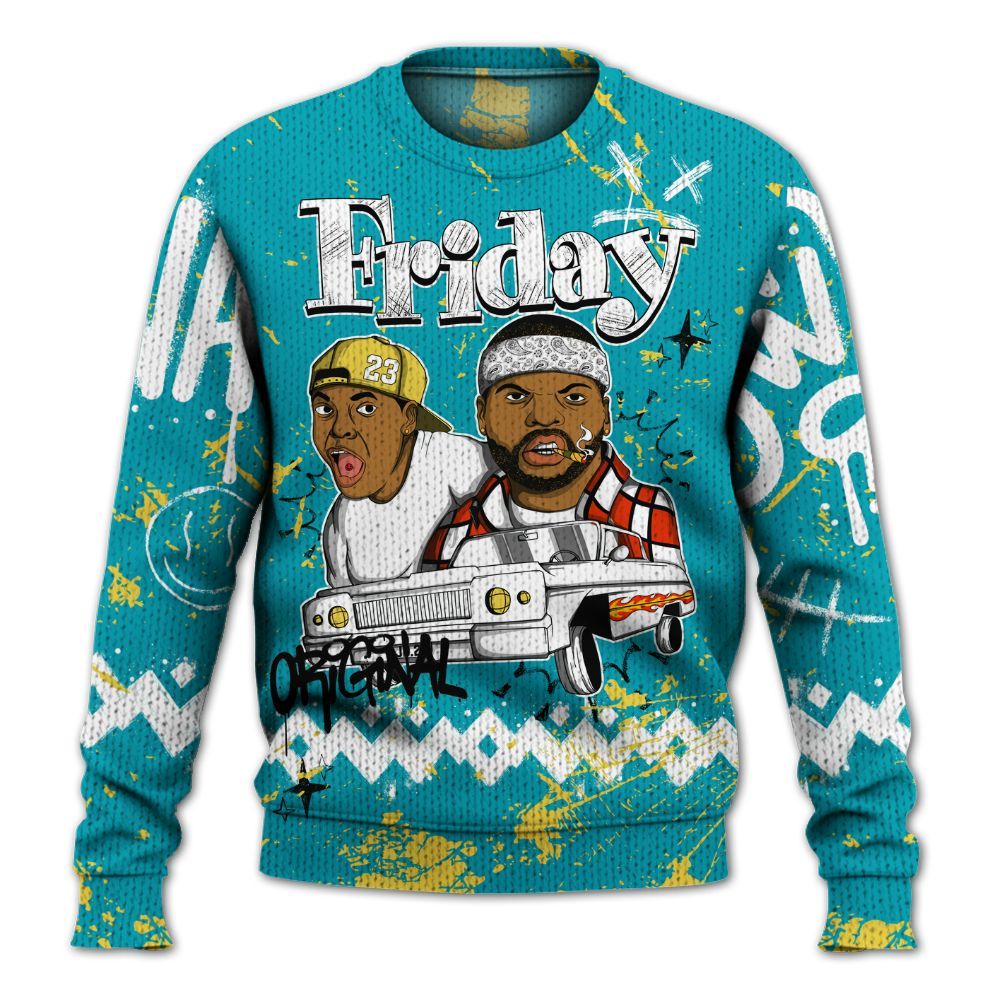 Knitted Sweater To Match Dunk Low KD 17 N7 - Friday Sneaker Crayon